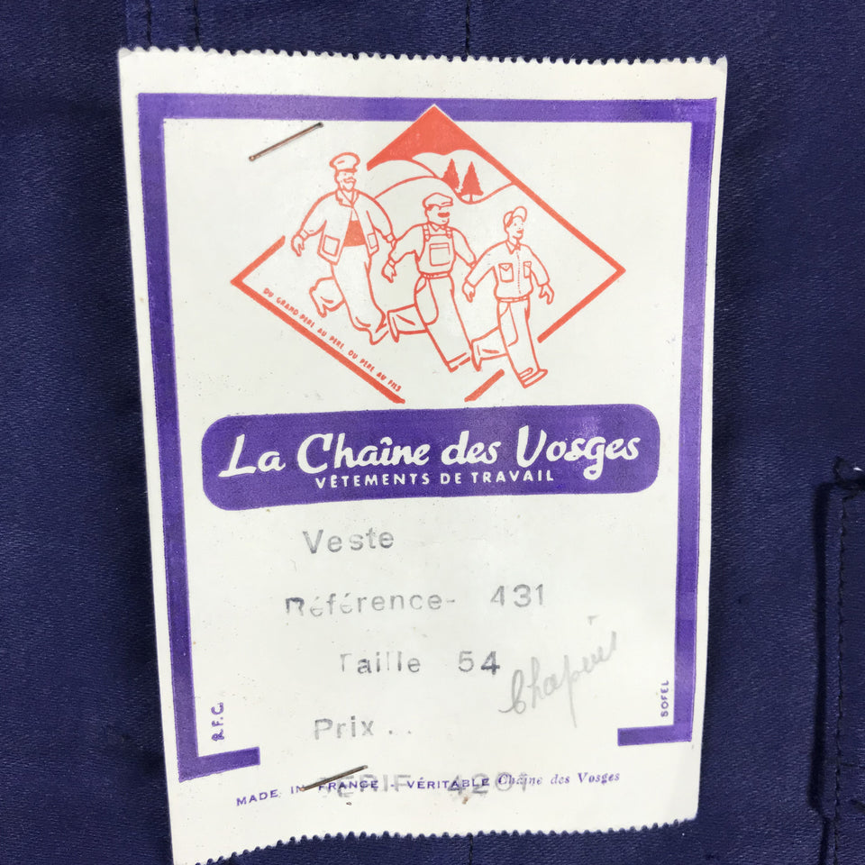 Deadstock La Chaine Des Vosges Moleskin Chore Jacket