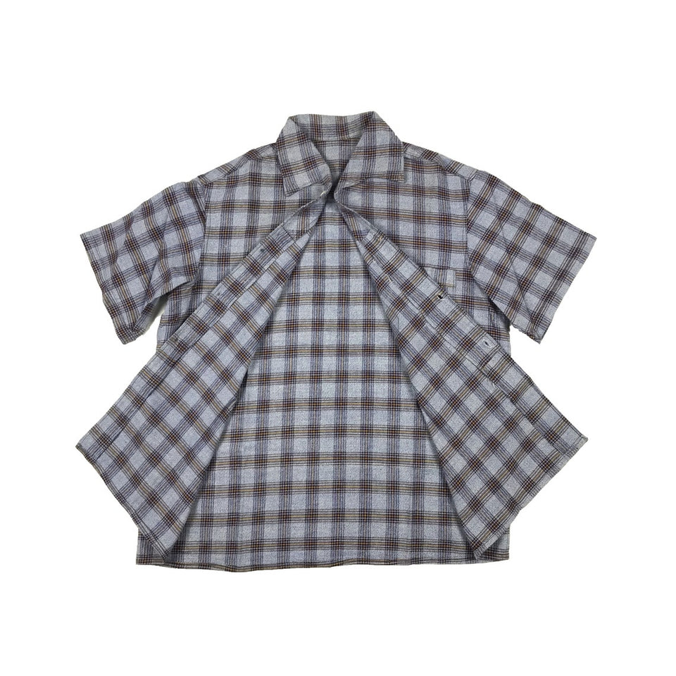 Deadstock Short Sleeves Worker Shirt Size Small Medium