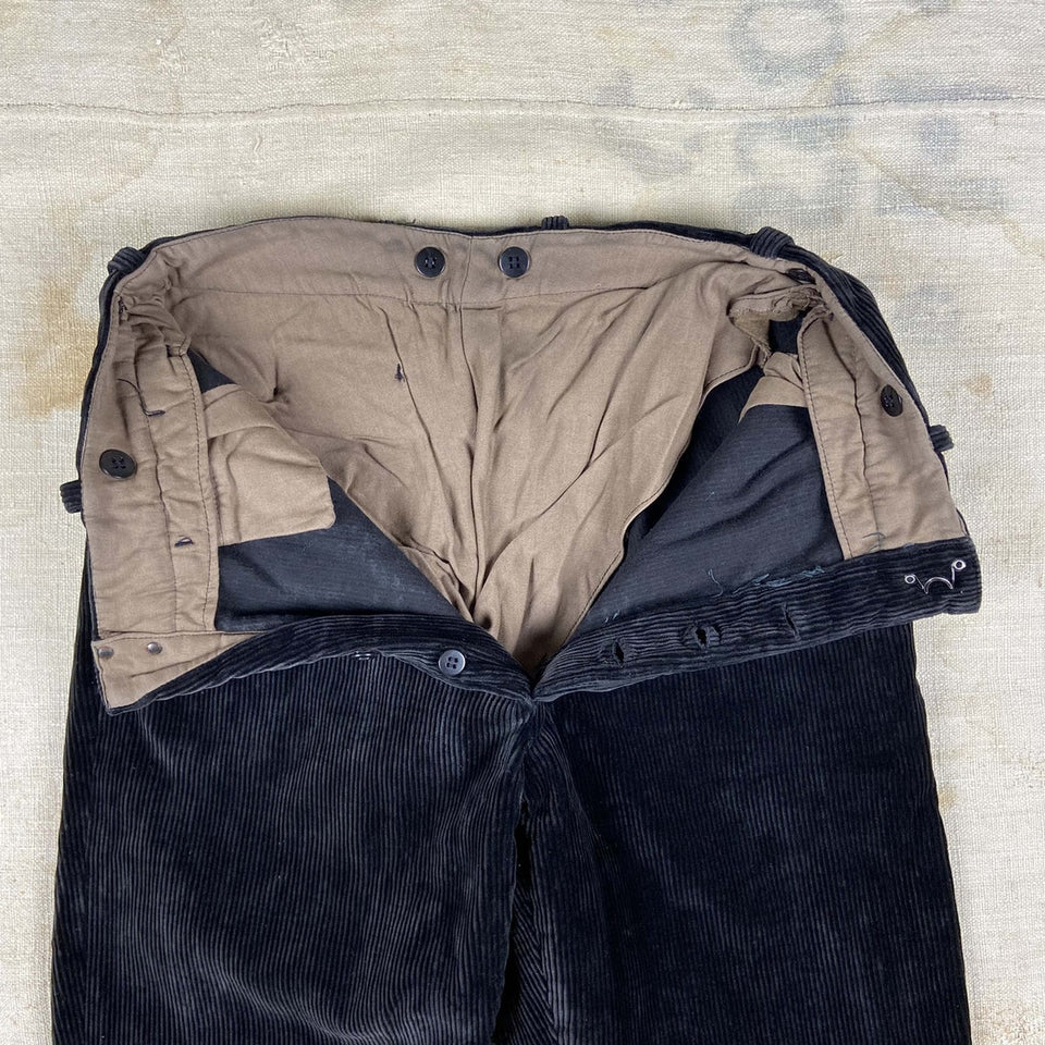 Brown Corduroy Worker Pants