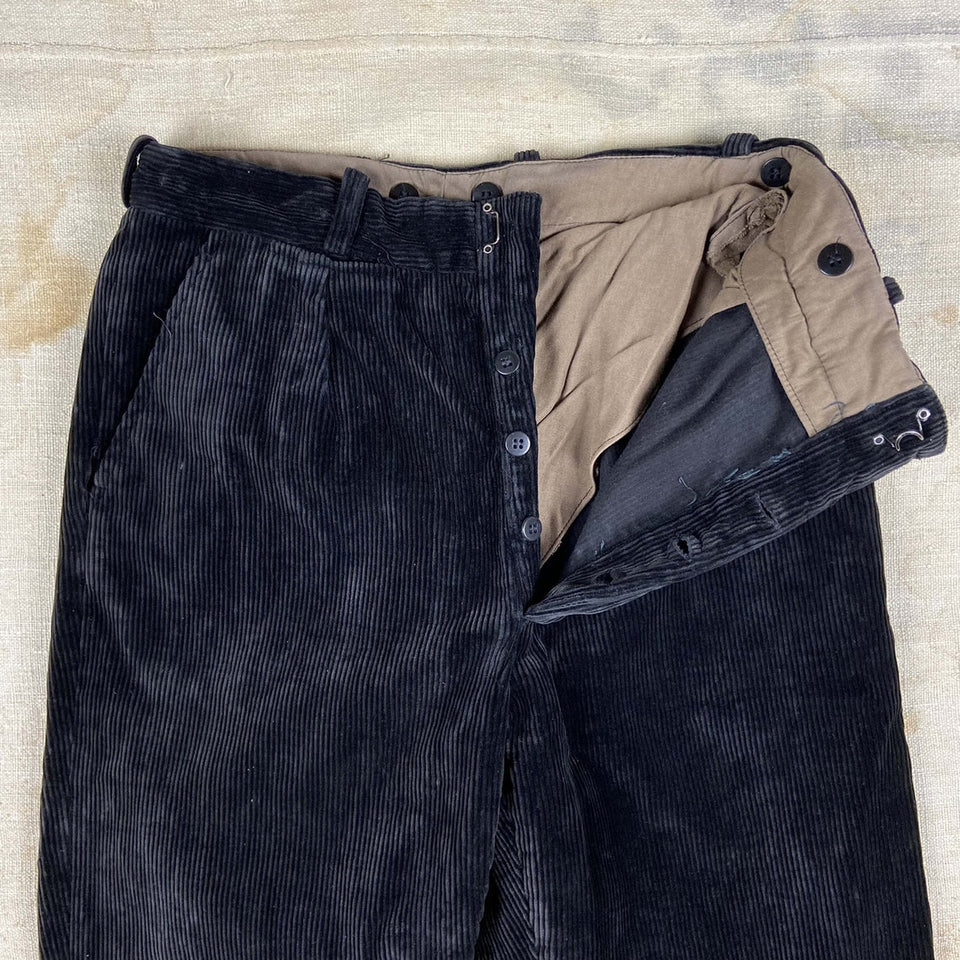 Brown Corduroy Worker Pants