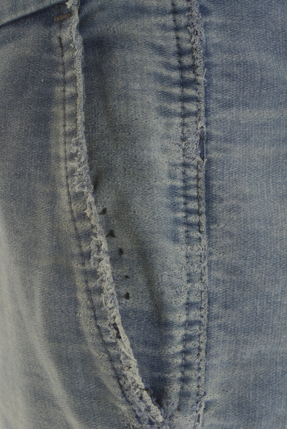Dumont D'urville French Worker Pants Blue Moleskin 6