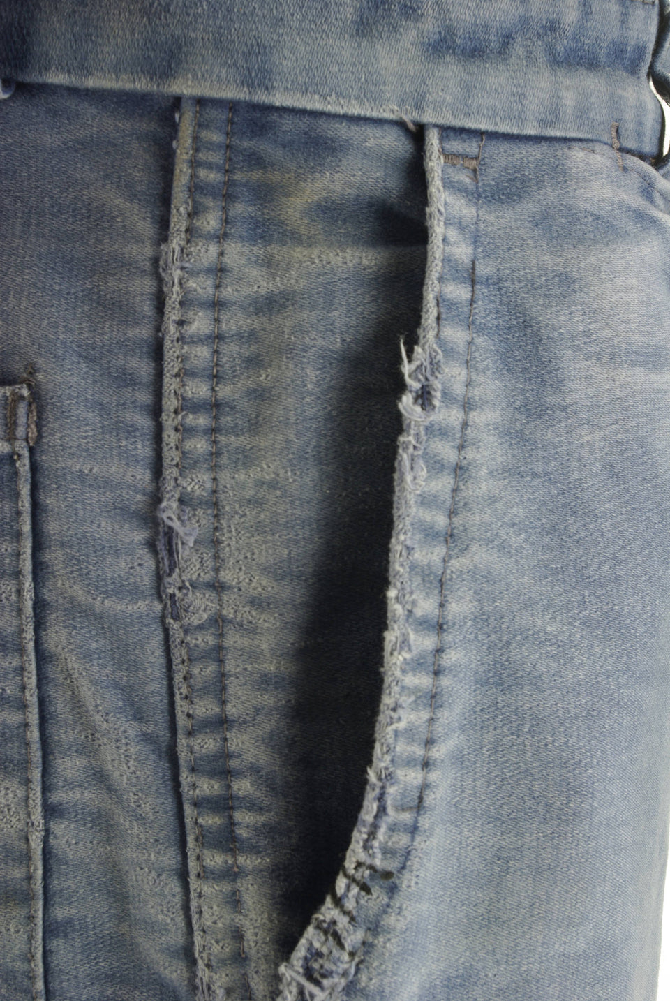 Dumont D'urville French Worker Pants Blue Moleskin 7