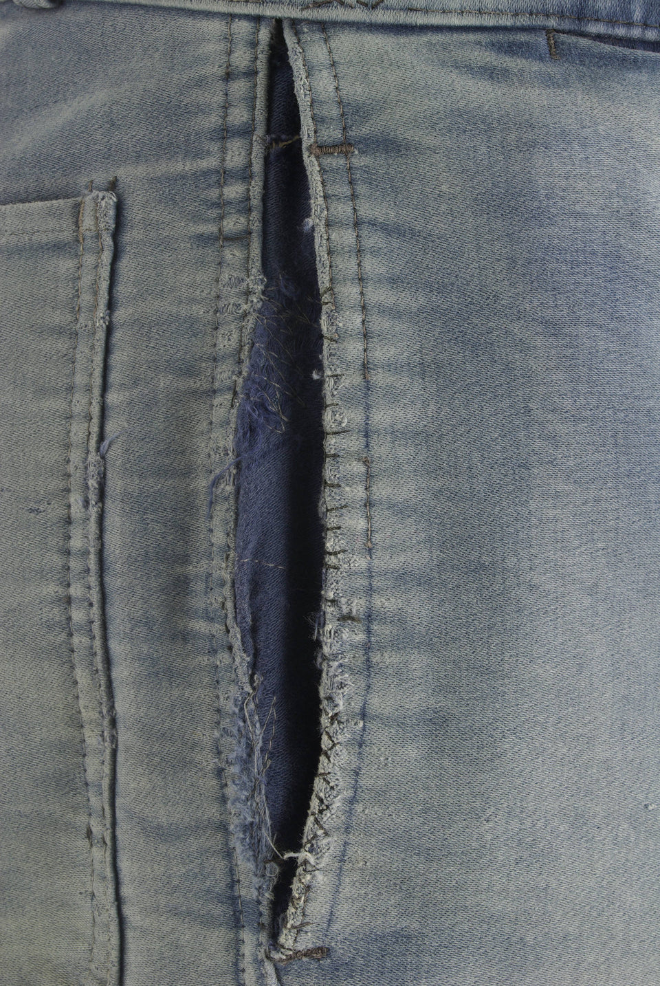 Faded and Patched Le Mont Saint Michel Moleskin Pants 4