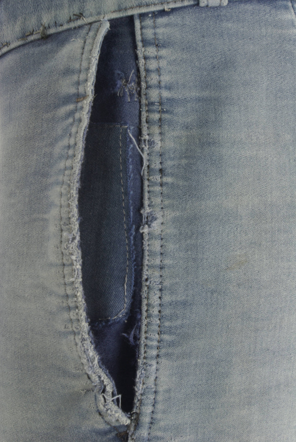 Faded and Patched Le Mont Saint Michel Moleskin Pants 6
