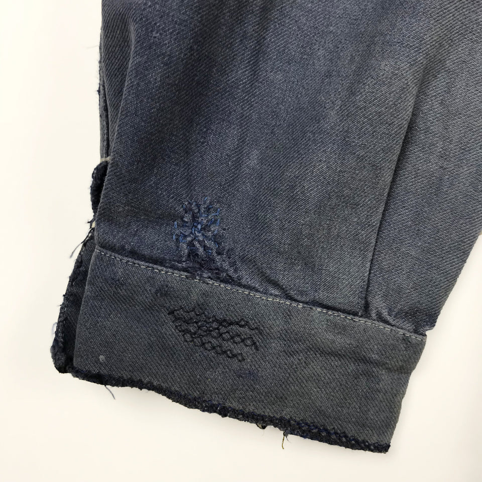 Faded Chore Jacket With Nice Repairs 8