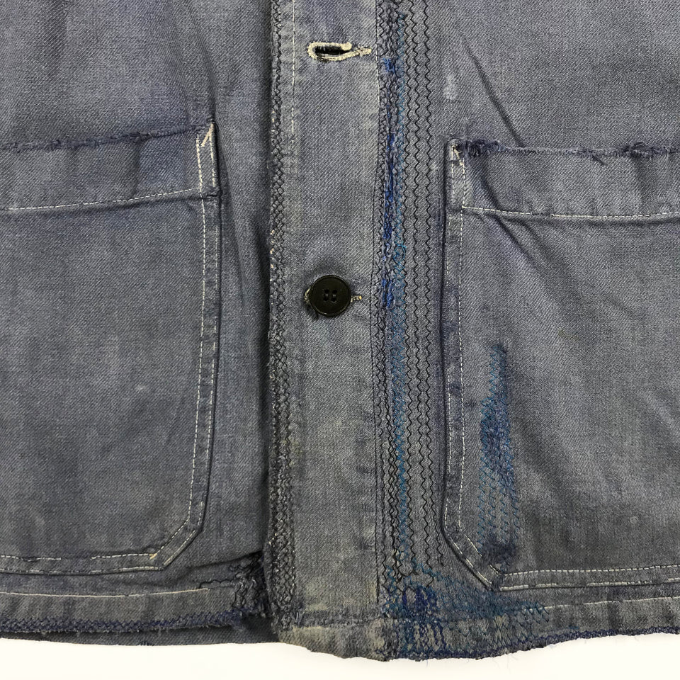 Faded Chore Jacket With Nice Repairs 3