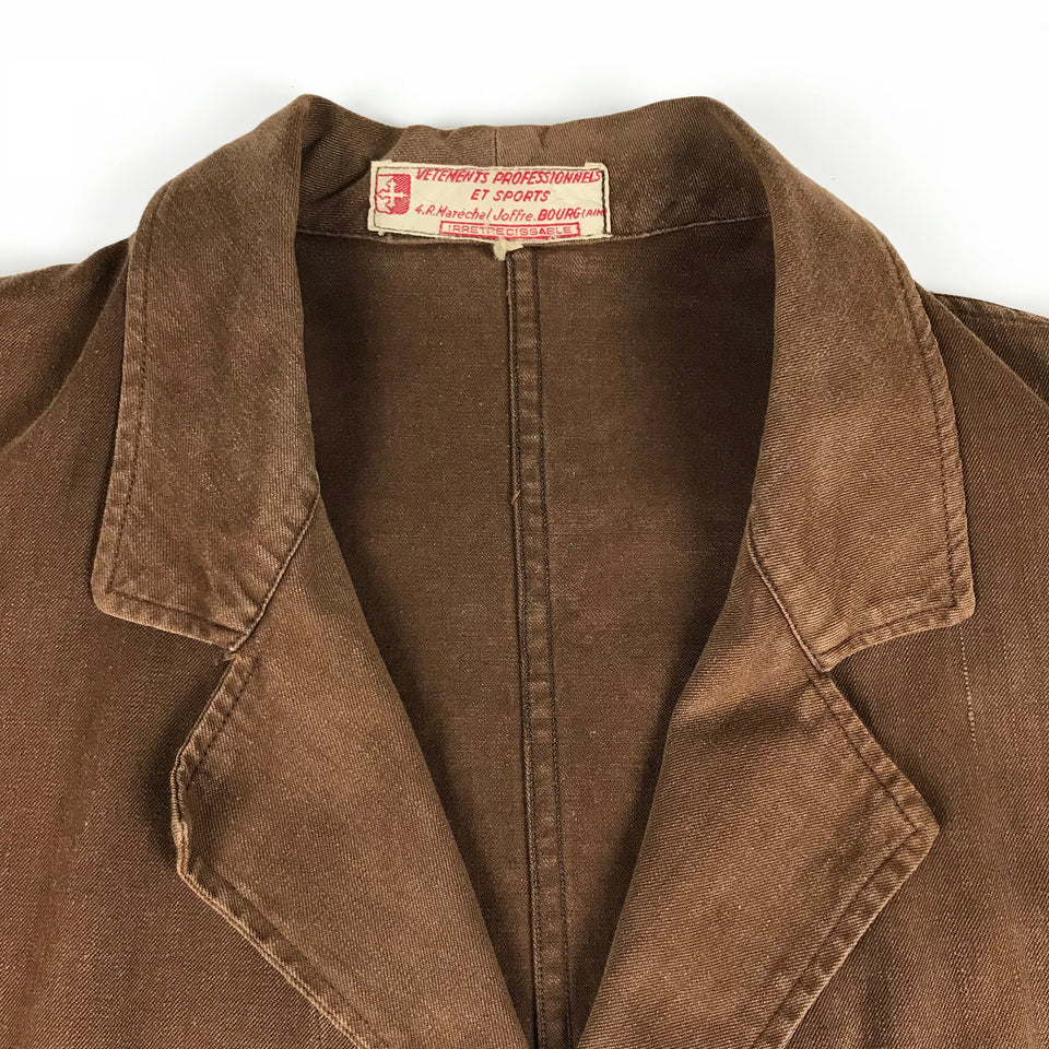 Vintage Brown Shopkeeper Coat 3