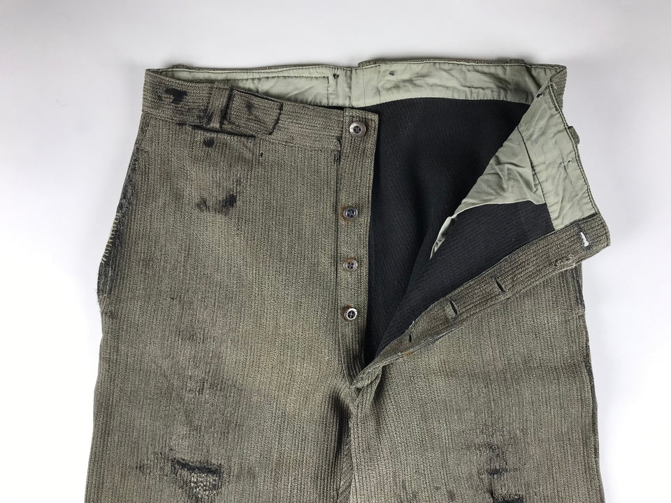30s Rare French Worker Pants 6