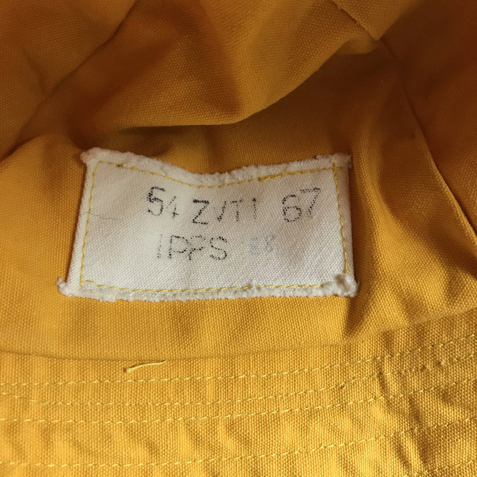 Rare Yellow French Railroad Worker Cap
