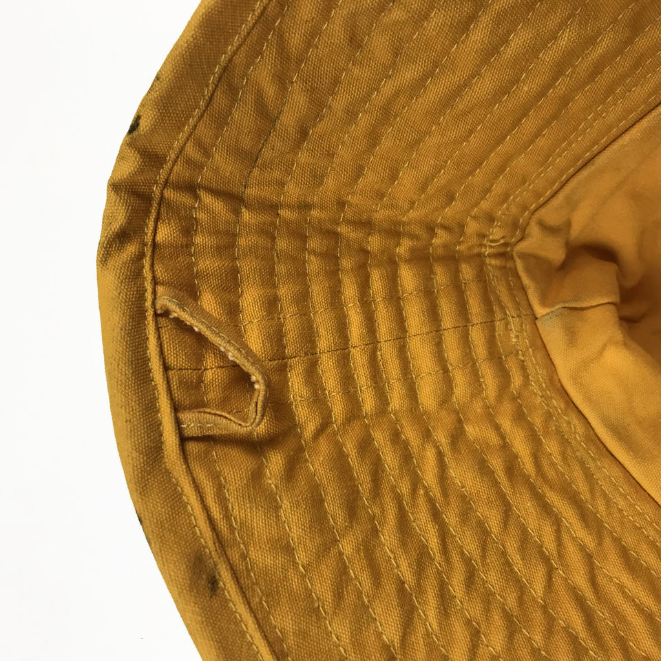 Rare Yellow French Railroad Worker Cap 3