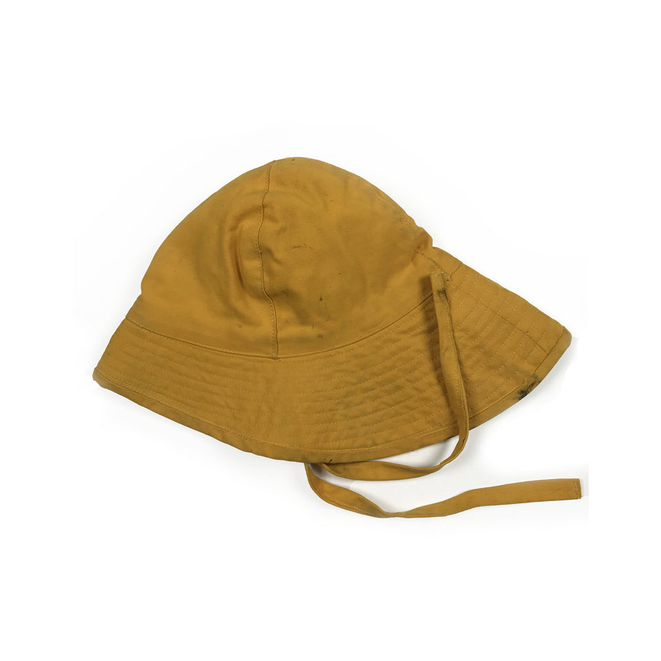 Rare Yellow French Railroad Worker Cap 1
