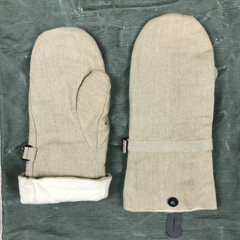 Swiss Army Canvas Mittens