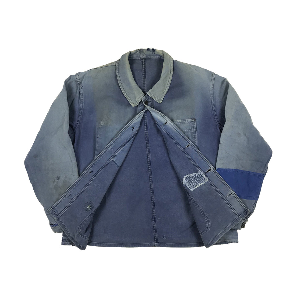 Faded and patched French Chore Jacket 3