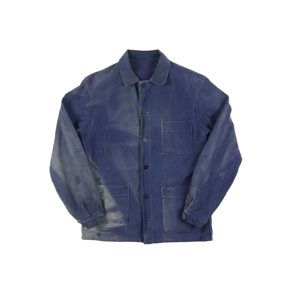 Faded "Le pigeon voyageur" Moleskin Chore Jacket  4