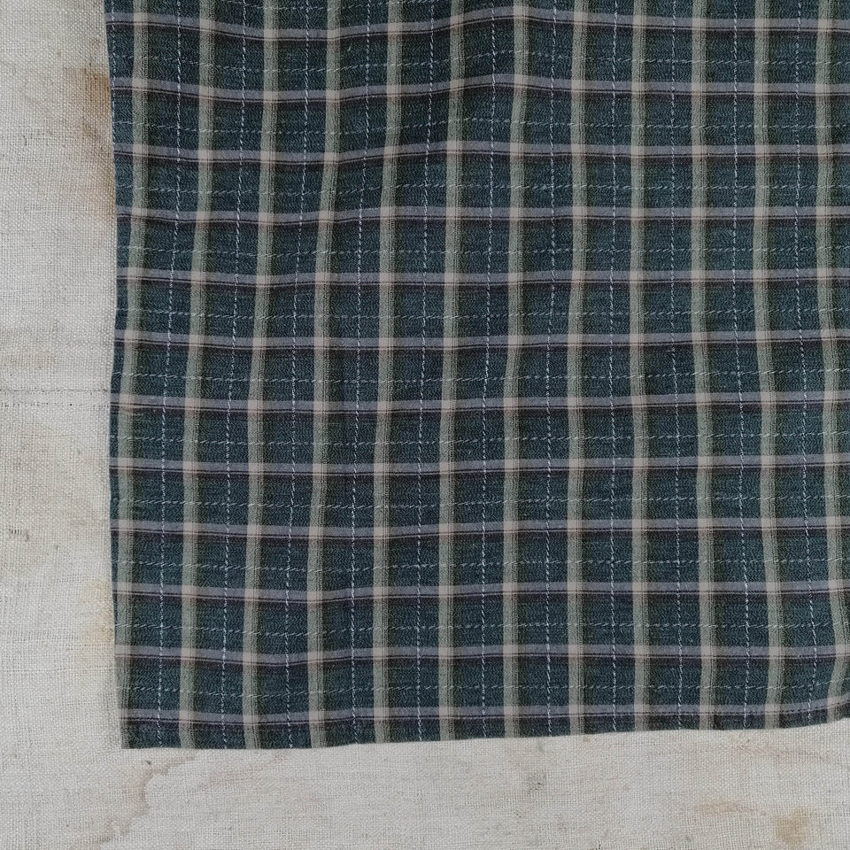 Kidur Short Sleeve Checkered  Worker Shirt