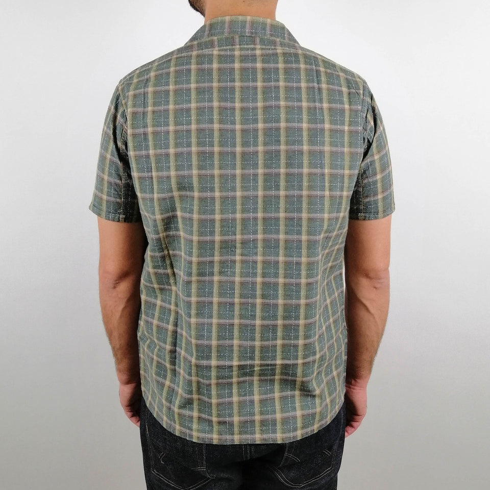 Kidur Short Sleeve Checkered  Worker Shirt