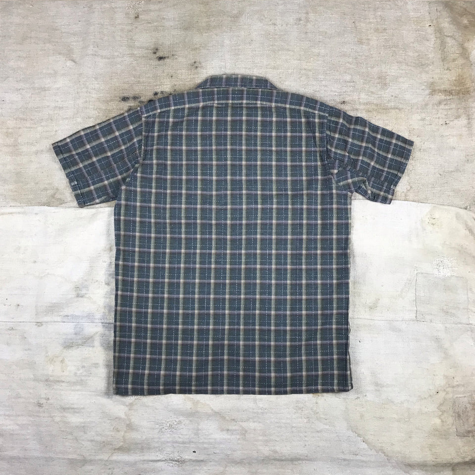 Kidur Short Sleeve Checkered  Worker Shirt